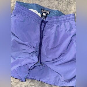 Vilebrequin Purple Pinstripe Swim Trunks